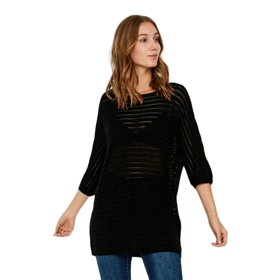 Vero Moda Yoyo U-boot-ausschnitt Sweater S Black günstig online kaufen