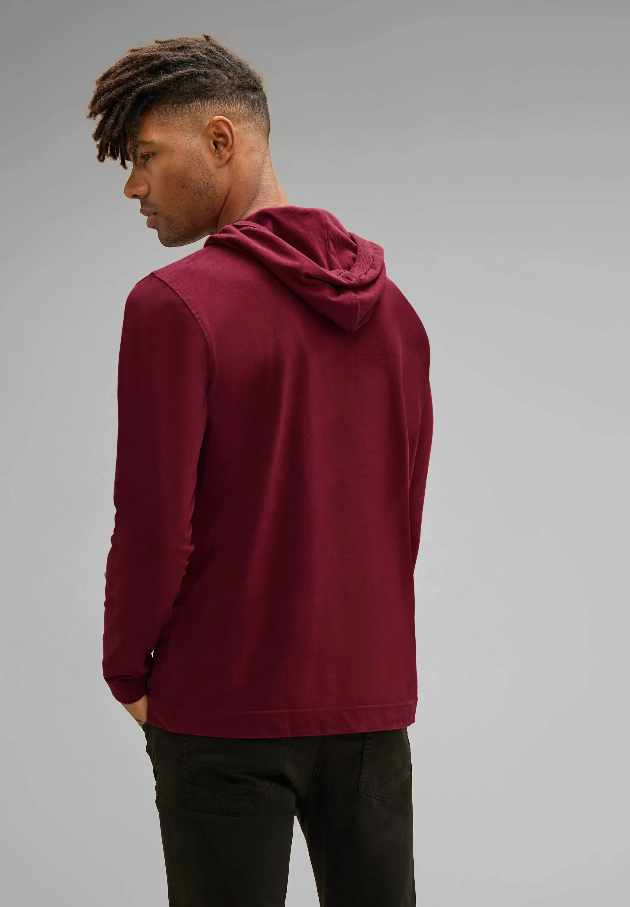 STREET ONE MEN Kapuzenshirt, im Hoodie-Style günstig online kaufen