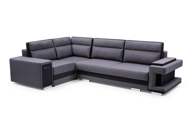 ALTDECOR Ecksofa A3, Couch mit Schlaffunktion, Wohnzimmer - Wohnlandschaft günstig online kaufen