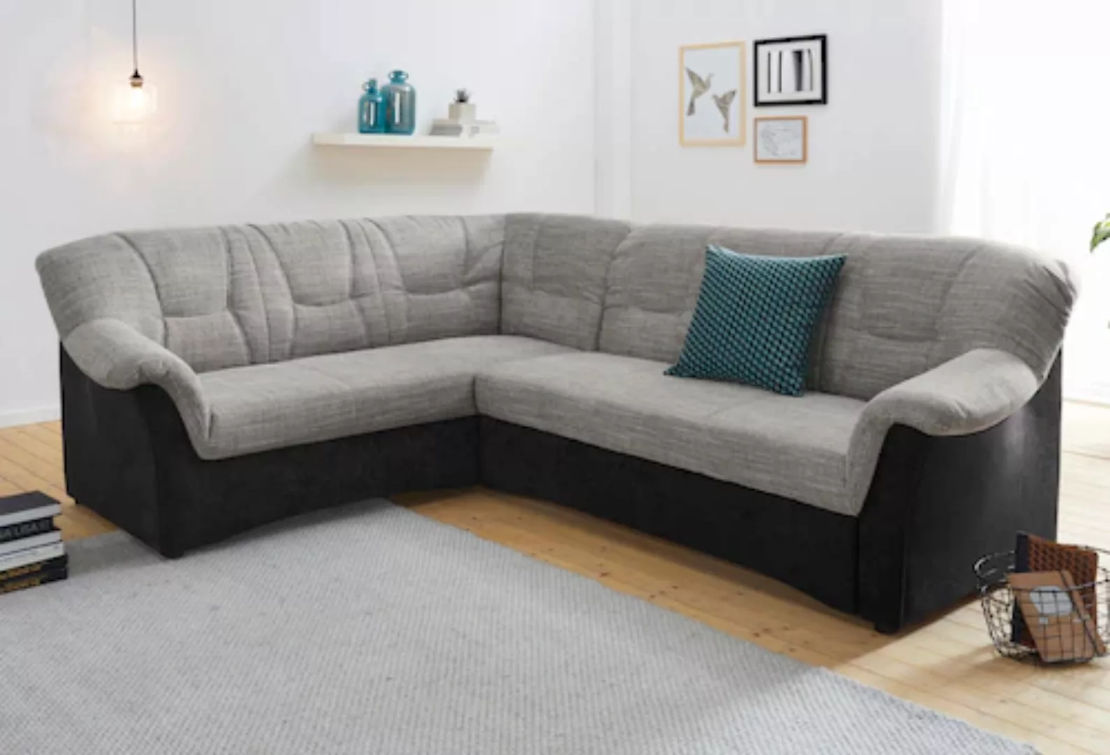 DOMO collection Ecksofa »Sarafina L-Form«, wahlweise mit Bettfunktion, opti günstig online kaufen