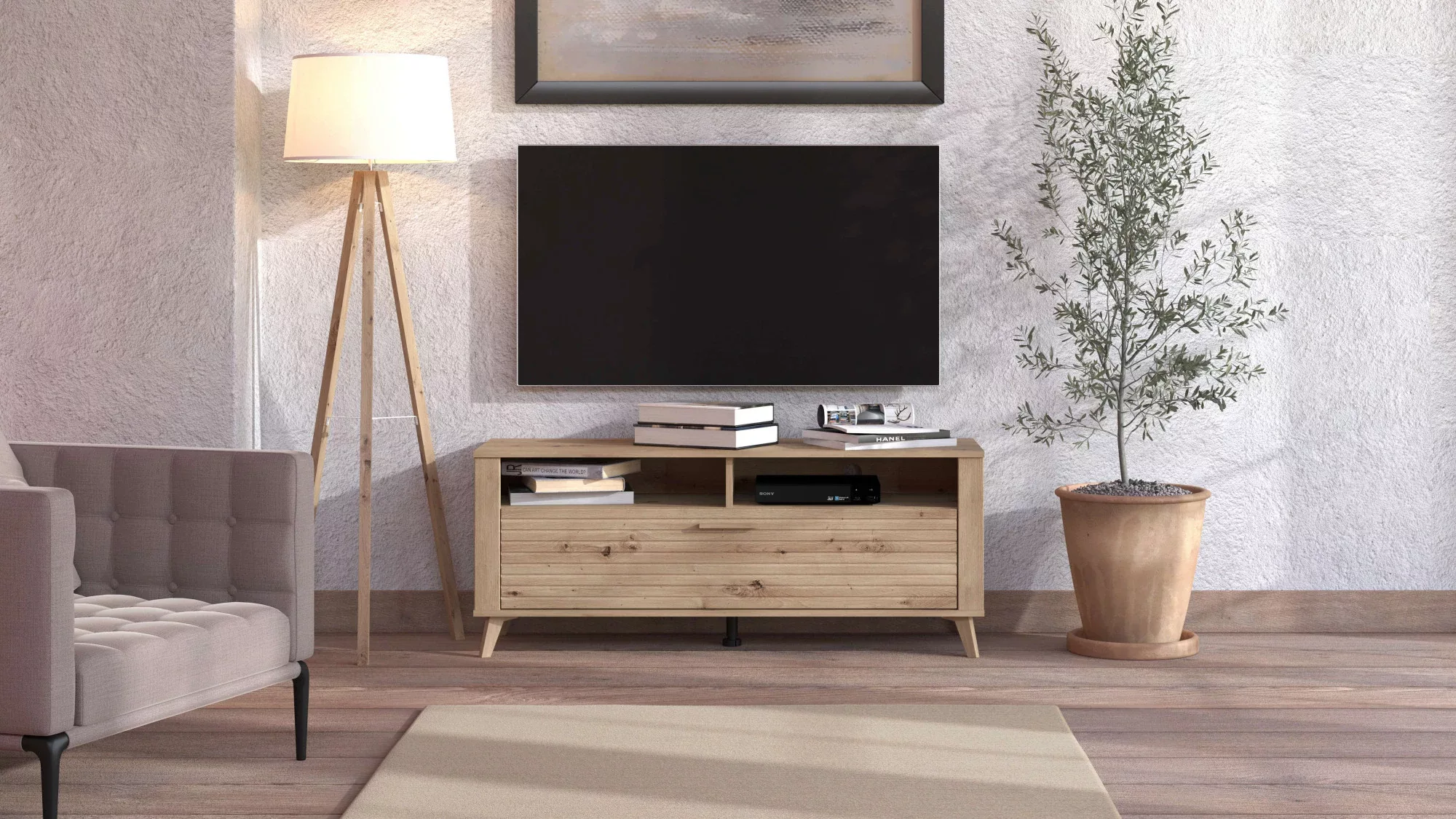 INOSIGN TV-Board "Redon, TV-Board, TV-Schrank, TV-Lowboard", TV-Kommode, Br günstig online kaufen