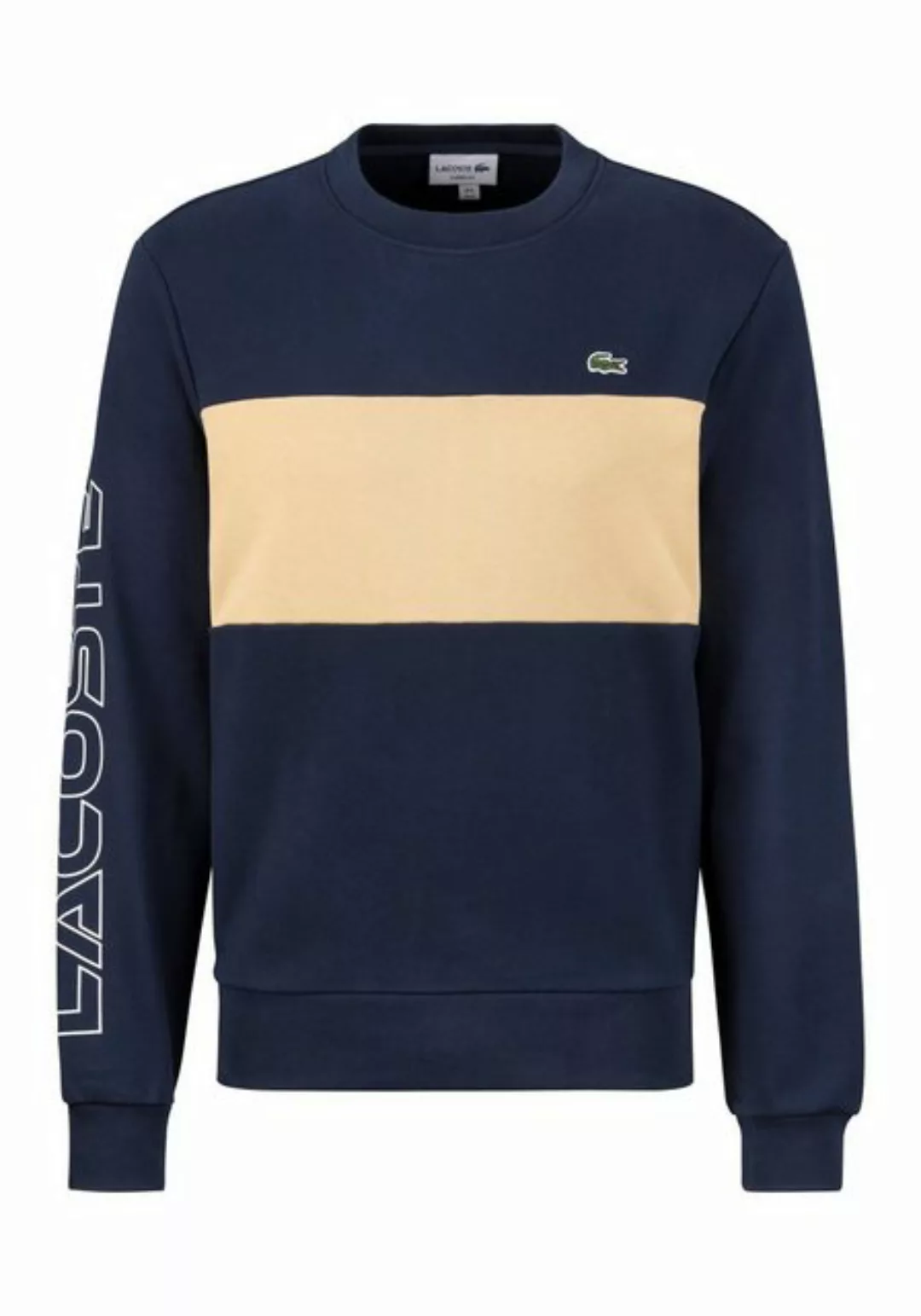 Lacoste Sweatshirt SWEATSHIRT mit modischem Logoschriftzug auf dem Ärmel günstig online kaufen