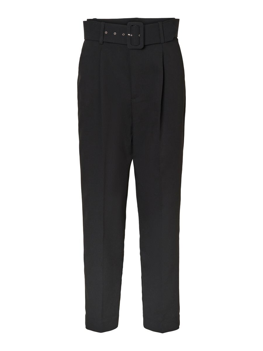 VERO MODA High Waisted Knöchellange Hose Damen Schwarz günstig online kaufen