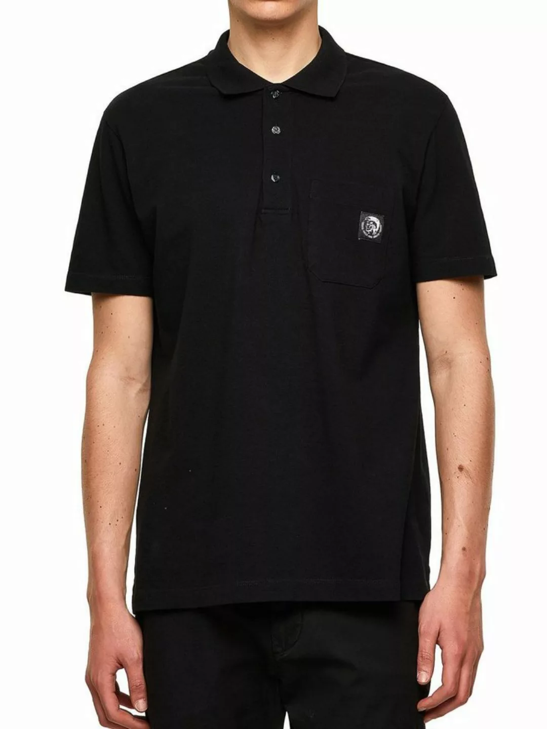 Diesel Poloshirt Kurzarm Shirt Slim mit Vintage Kragen - T-POLO-WORKY günstig online kaufen