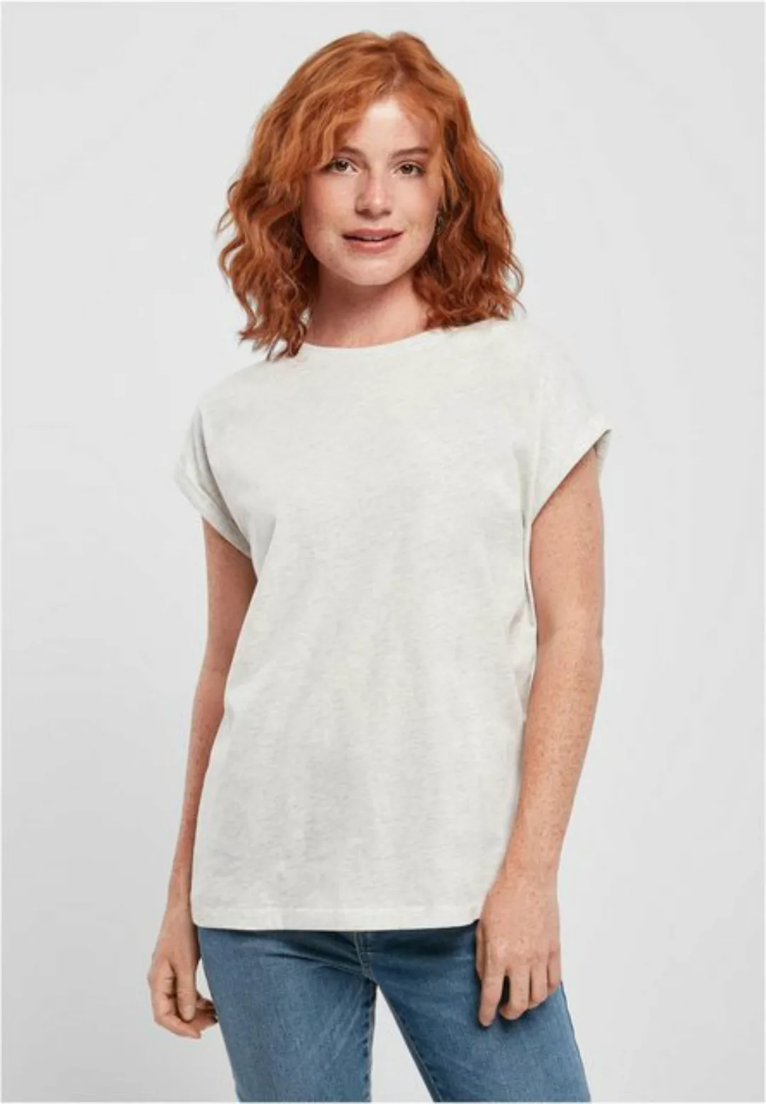 URBAN CLASSICS T-Shirt TB771 - Ladies Extended Shoulder Tee lightgrey M günstig online kaufen