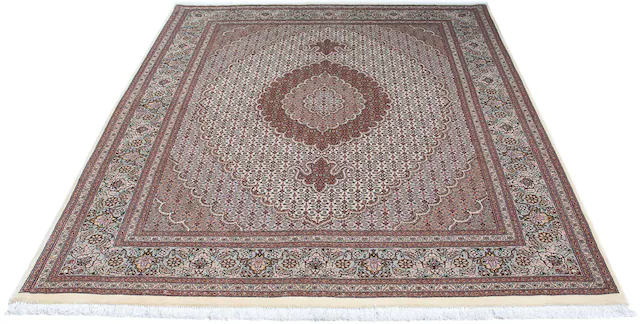 morgenland Orientteppich »Perser - Täbriz - Royal - 210 x 150 cm - hellbrau günstig online kaufen