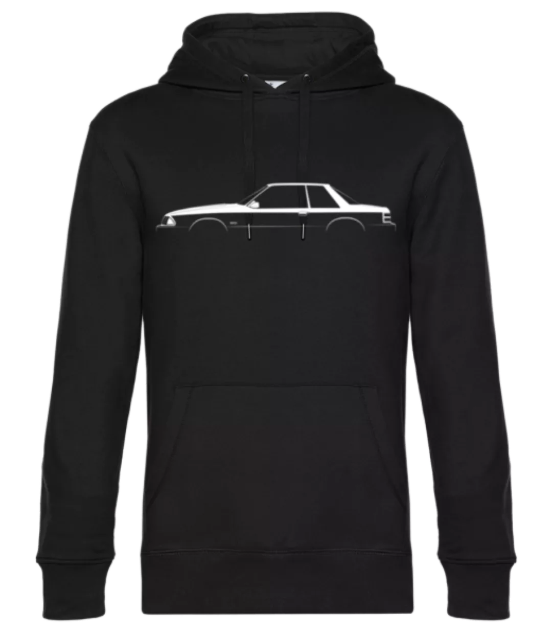 'Ford Mustang LX 5.0 (1989)' Silhouette · Unisex Premium Hoodie günstig online kaufen