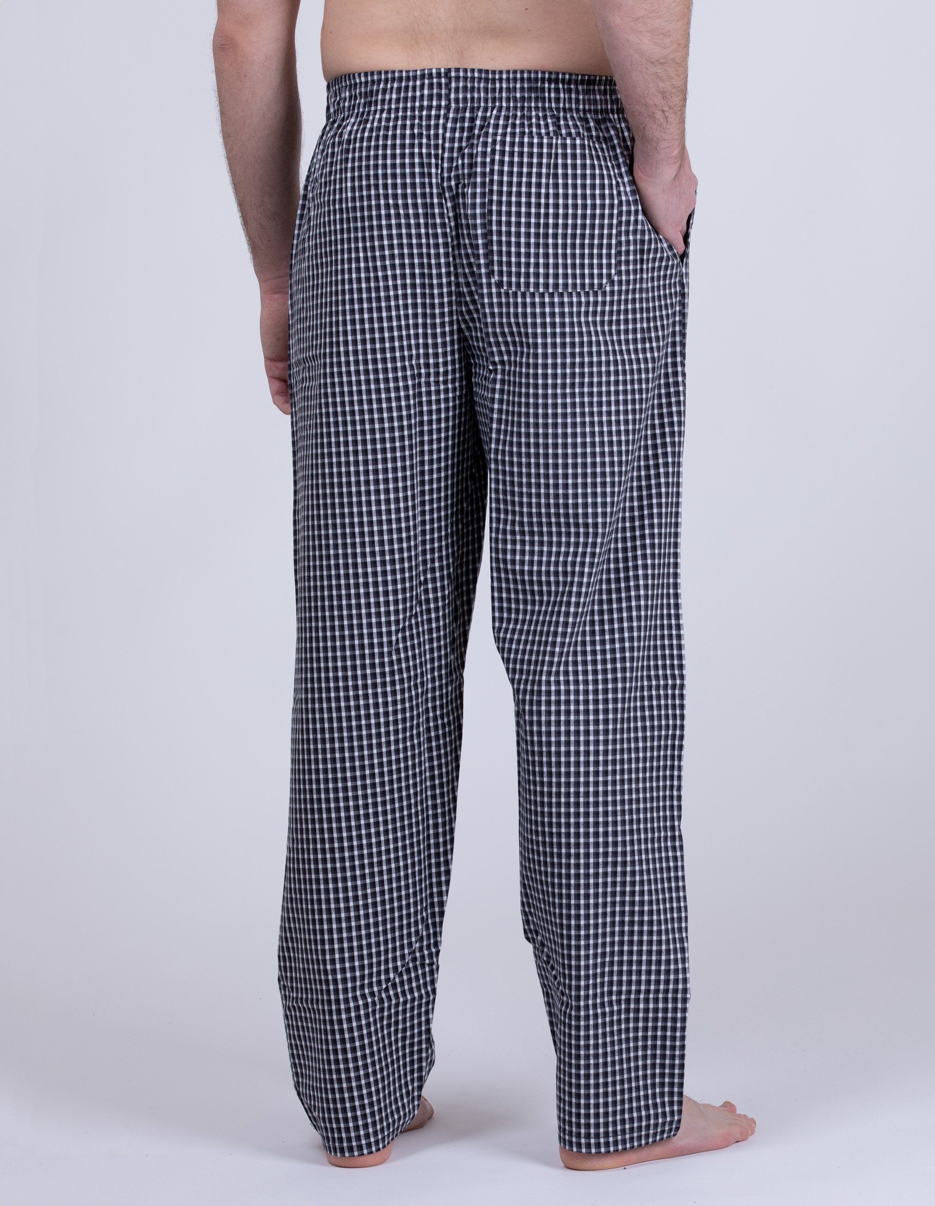 Moonline Schlafhose Herren Webhose Freizeithose Loungewear günstig online kaufen