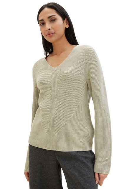 TOM TAILOR Strickpullover mit Rippstruktur günstig online kaufen