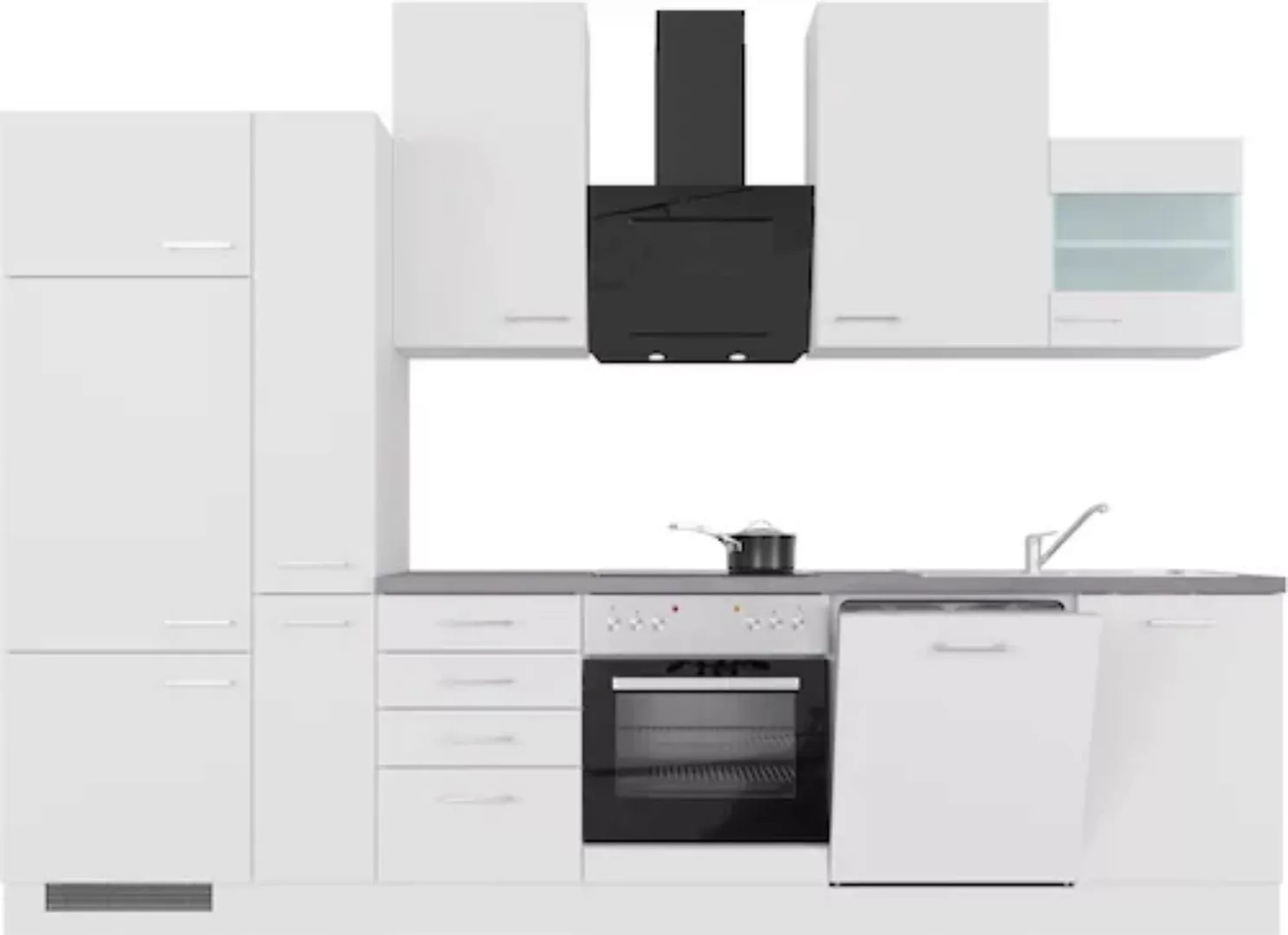 Flex-Well Küche »Neo«, Breite 310 cm, mit und ohne E-Geräte lieferbar günstig online kaufen