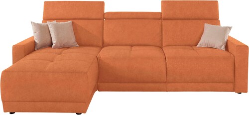 DOMO collection Ecksofa "Ava L-Form", mit Recamiere, Federkern wahlweise mi günstig online kaufen