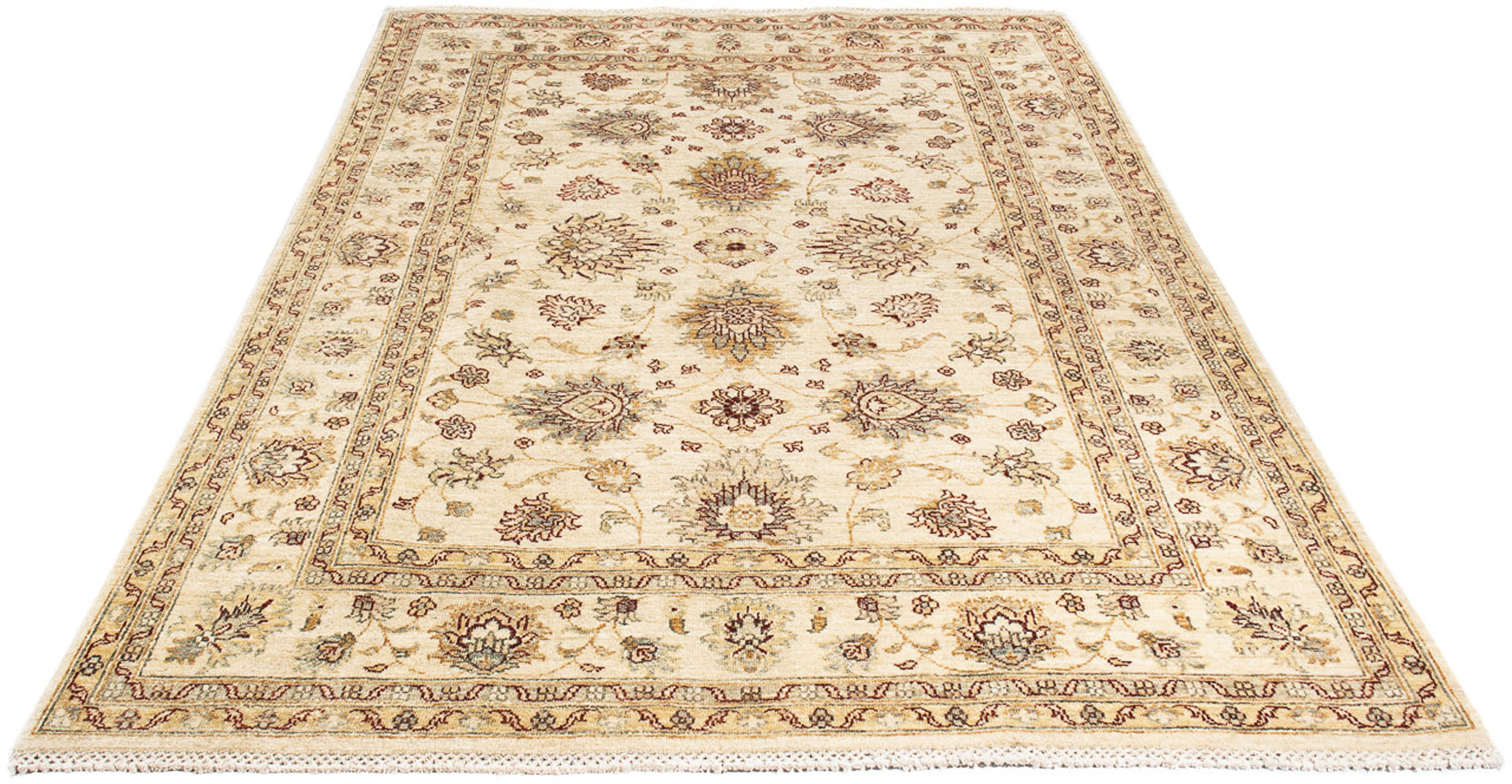 morgenland Orientteppich »Ziegler - 217 x 149 cm - beige«, rechteckig, Wohn günstig online kaufen
