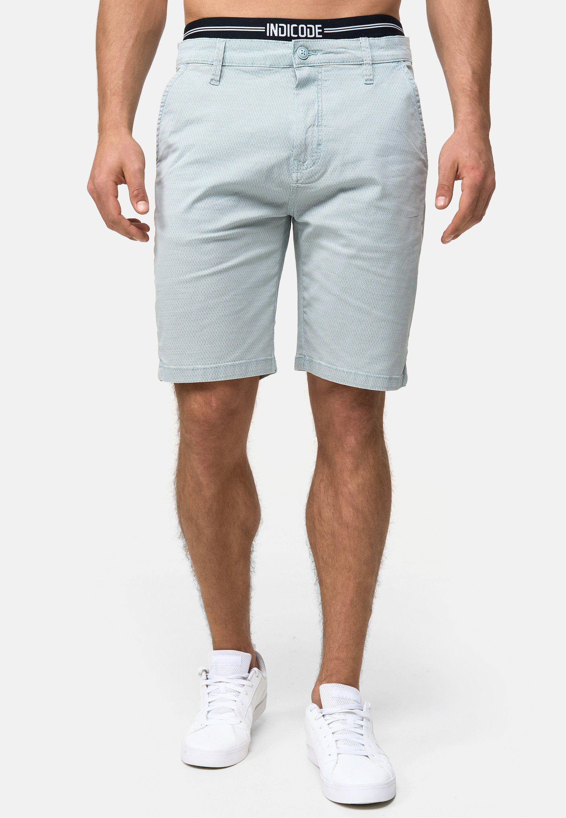 Indicode Chinoshorts Luis aus elastischer Baumwoll-Qualität günstig online kaufen