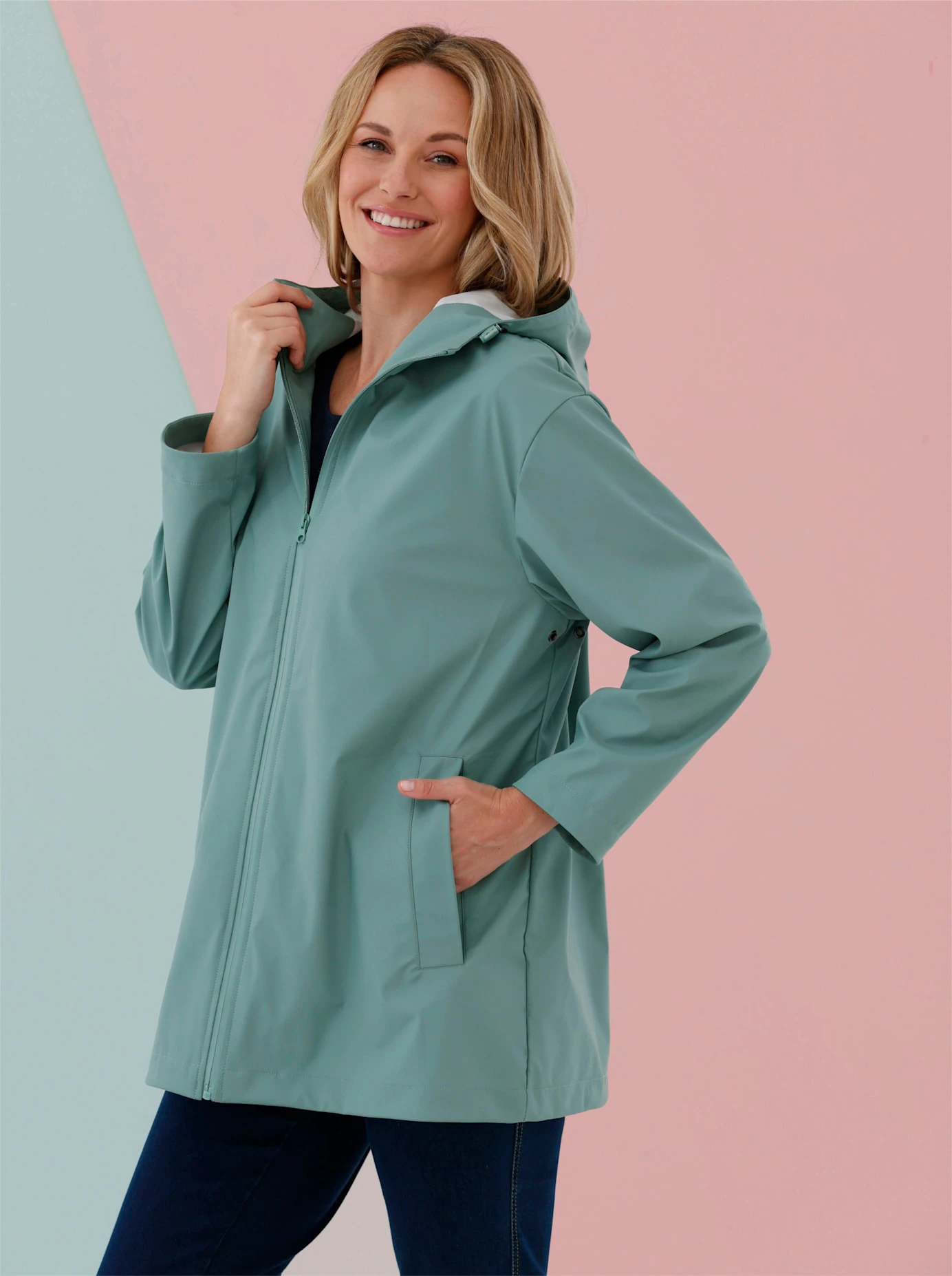 Classic Basics Regenjacke, mit Kapuze günstig online kaufen