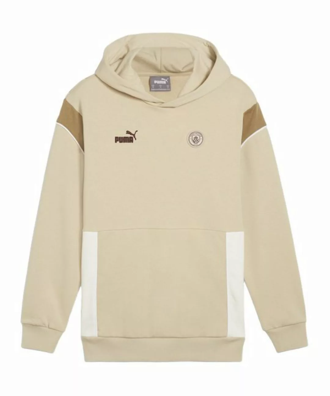 PUMA Sweatshirt Manchester City Ftbl Hoody Beige günstig online kaufen