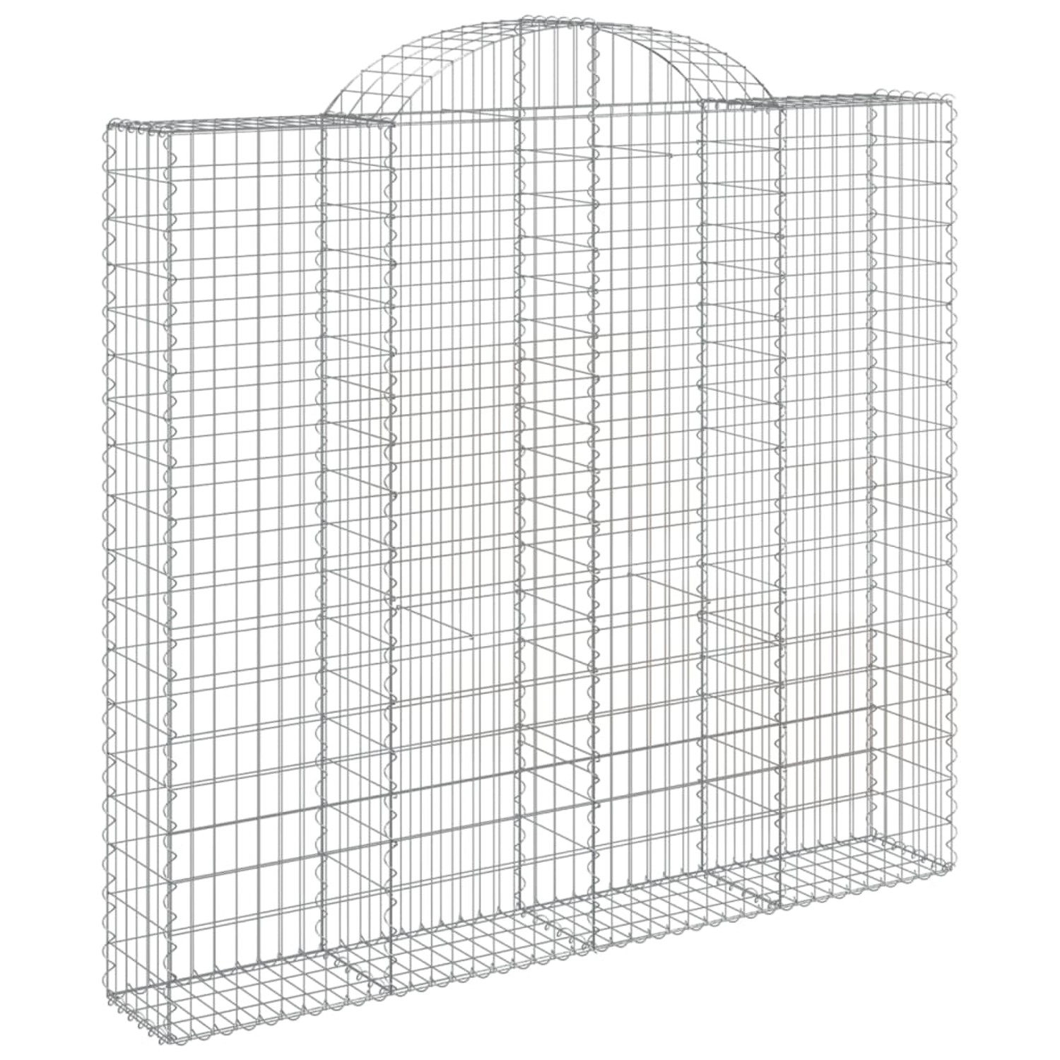 vidaXL Gabionen mit Hochbogen 6 Stk 200x50x180/200cm Eisen 1679847 günstig online kaufen