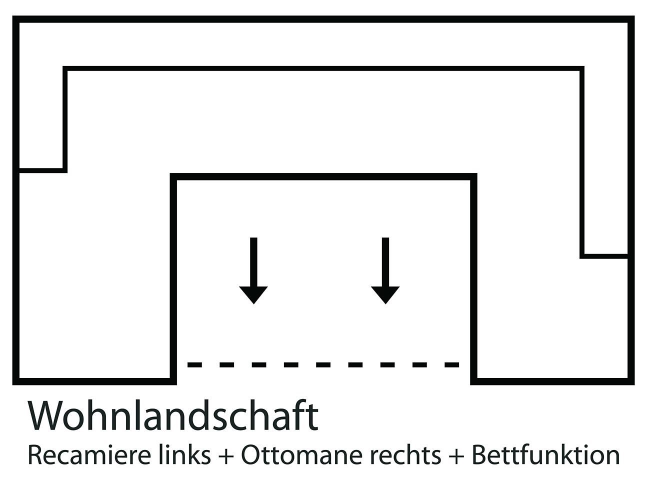 DOMO collection Wohnlandschaft "Star U-Form", wahlweise mit Bettfunktion günstig online kaufen