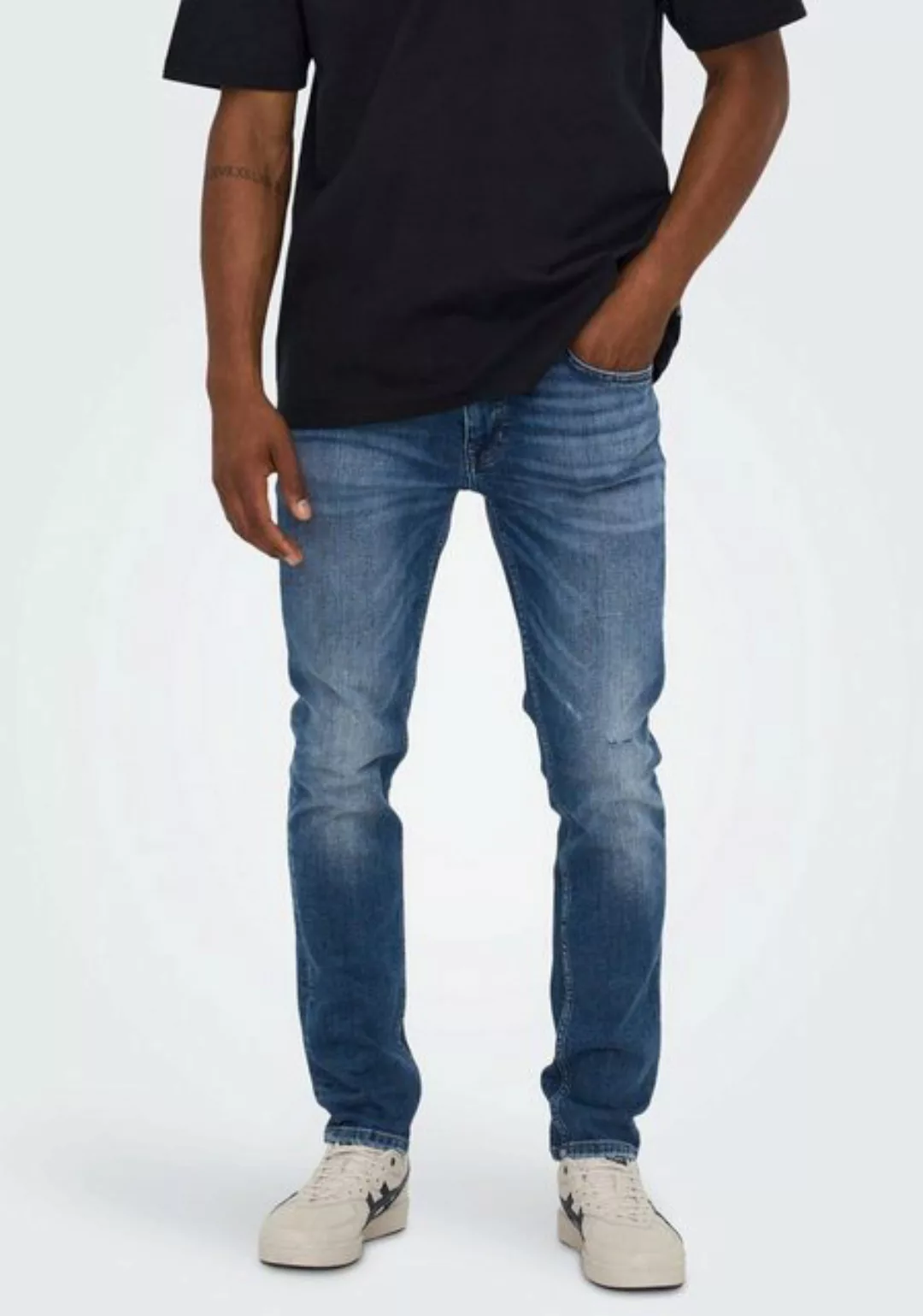 ONLY & SONS Slim-fit-Jeans Slim Fit Jeans Destroyed Denim Stretch Pants ONS günstig online kaufen