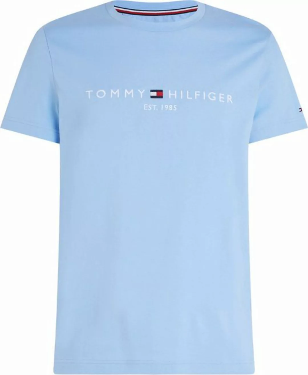 Tommy Hilfiger T-Shirt TOMMY LOGO TEE aus reiner, nachhaltiger Baumwolle günstig online kaufen