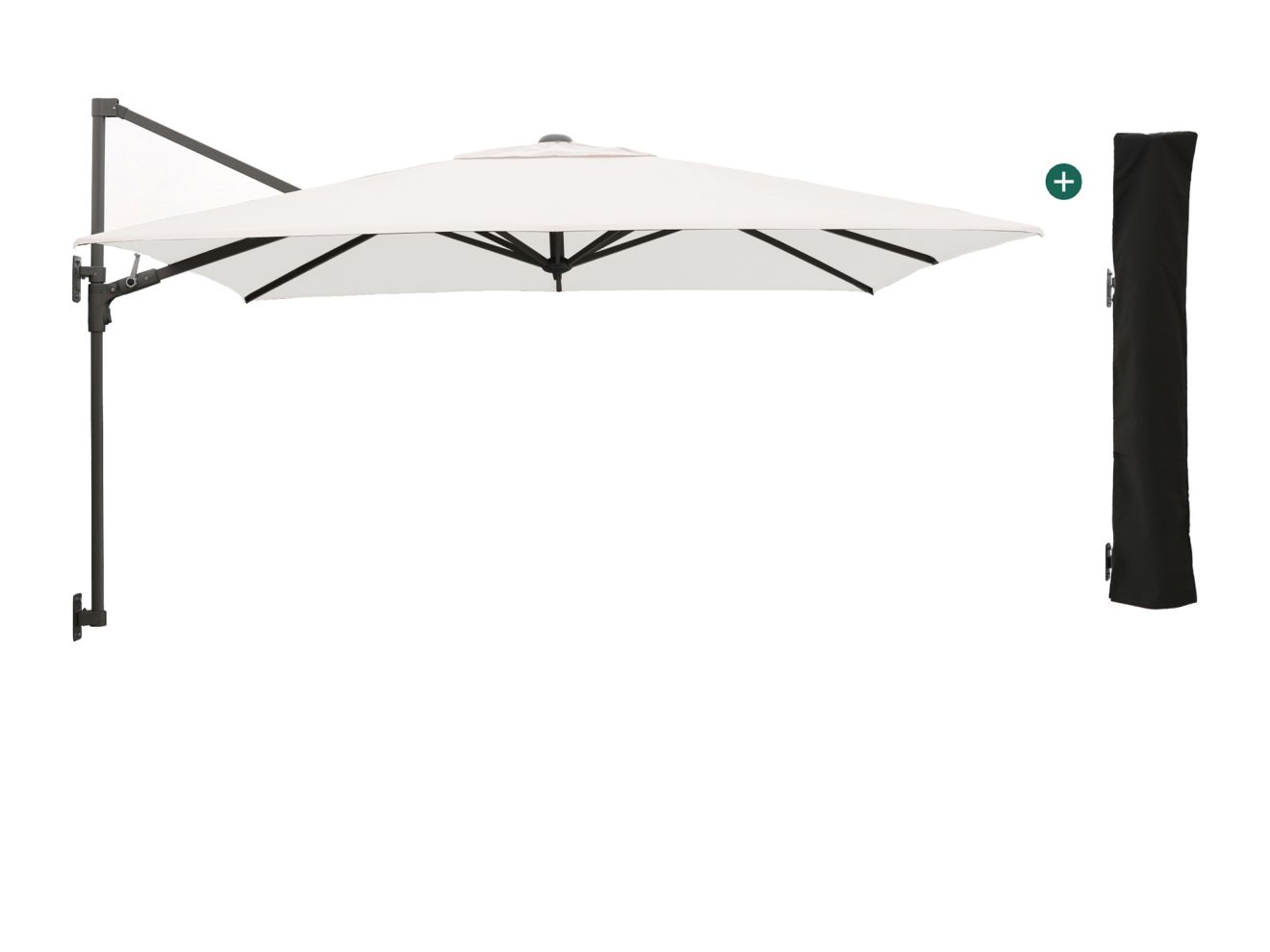 Shadowline Wandsonnenschirm 250x250 cm günstig online kaufen