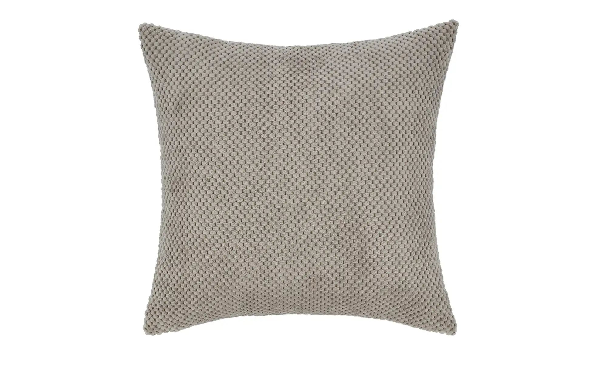 HOME STORY Kissen  Lisa ¦ beige ¦ Maße (cm): B: 40 Dekokissen & Decken > Ki günstig online kaufen