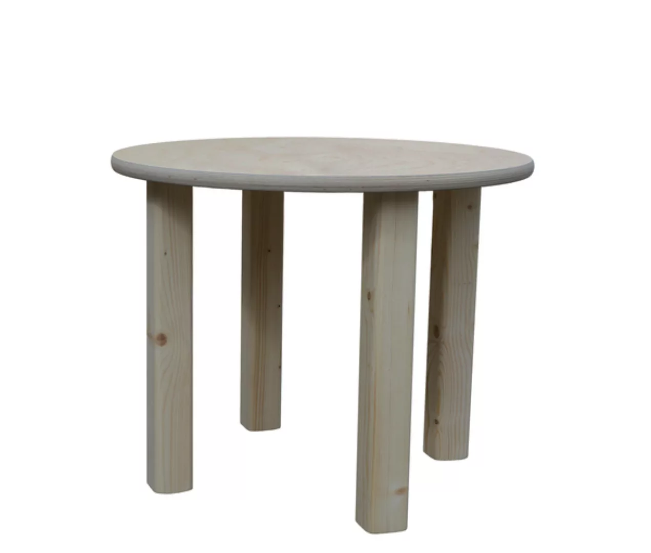 Kindertisch - Natur - Runde Tischplatte - Neu günstig online kaufen