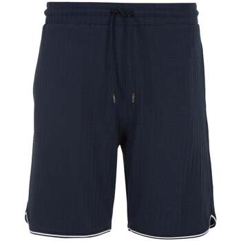 Emporio Armani  Shorts Lounge Waffle Bermuda Shorts Armani Blue günstig online kaufen