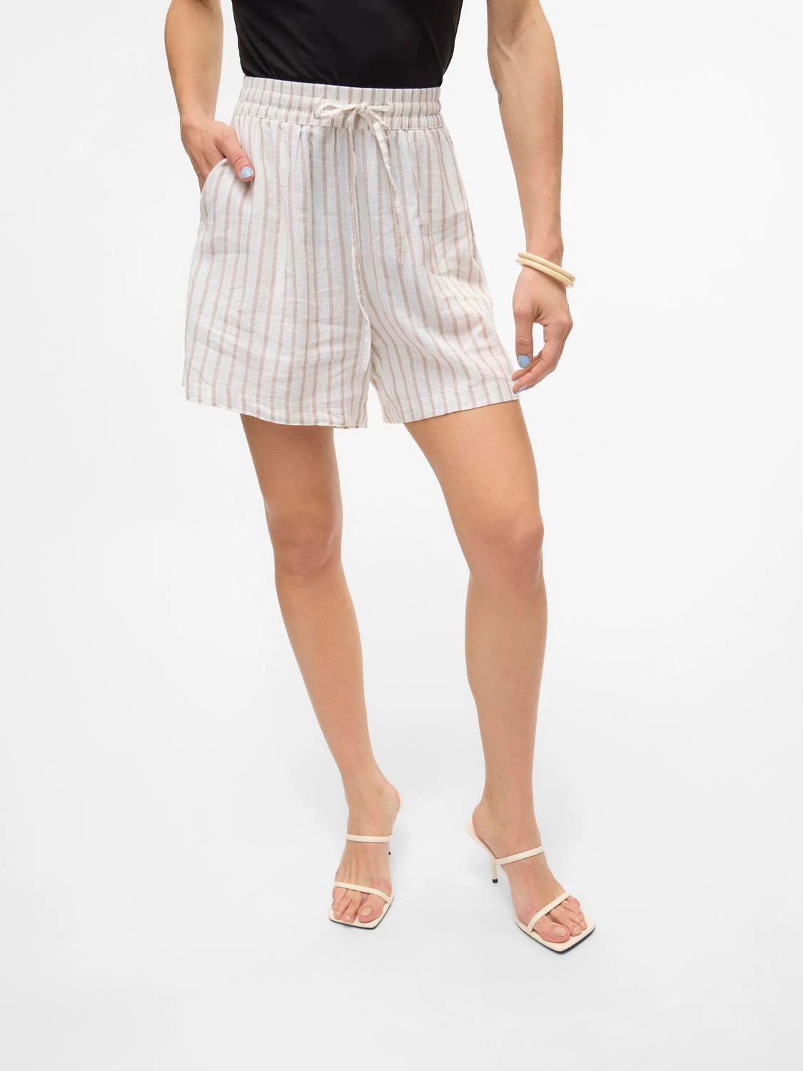 Vero Moda Shorts "VMLINN LINEN SHORTS WVN NOOS" günstig online kaufen