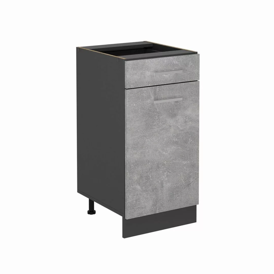 Vicco Unterschrank R-Line, Beton/Anthrazit, 40 cm günstig online kaufen