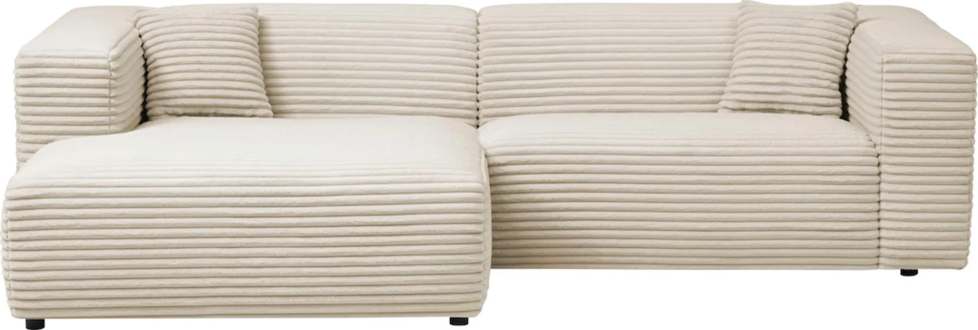 andas Ecksofa »BAKELS, L-Form in Cord oder Boucle-Stoff, moderne Couch«, wa günstig online kaufen