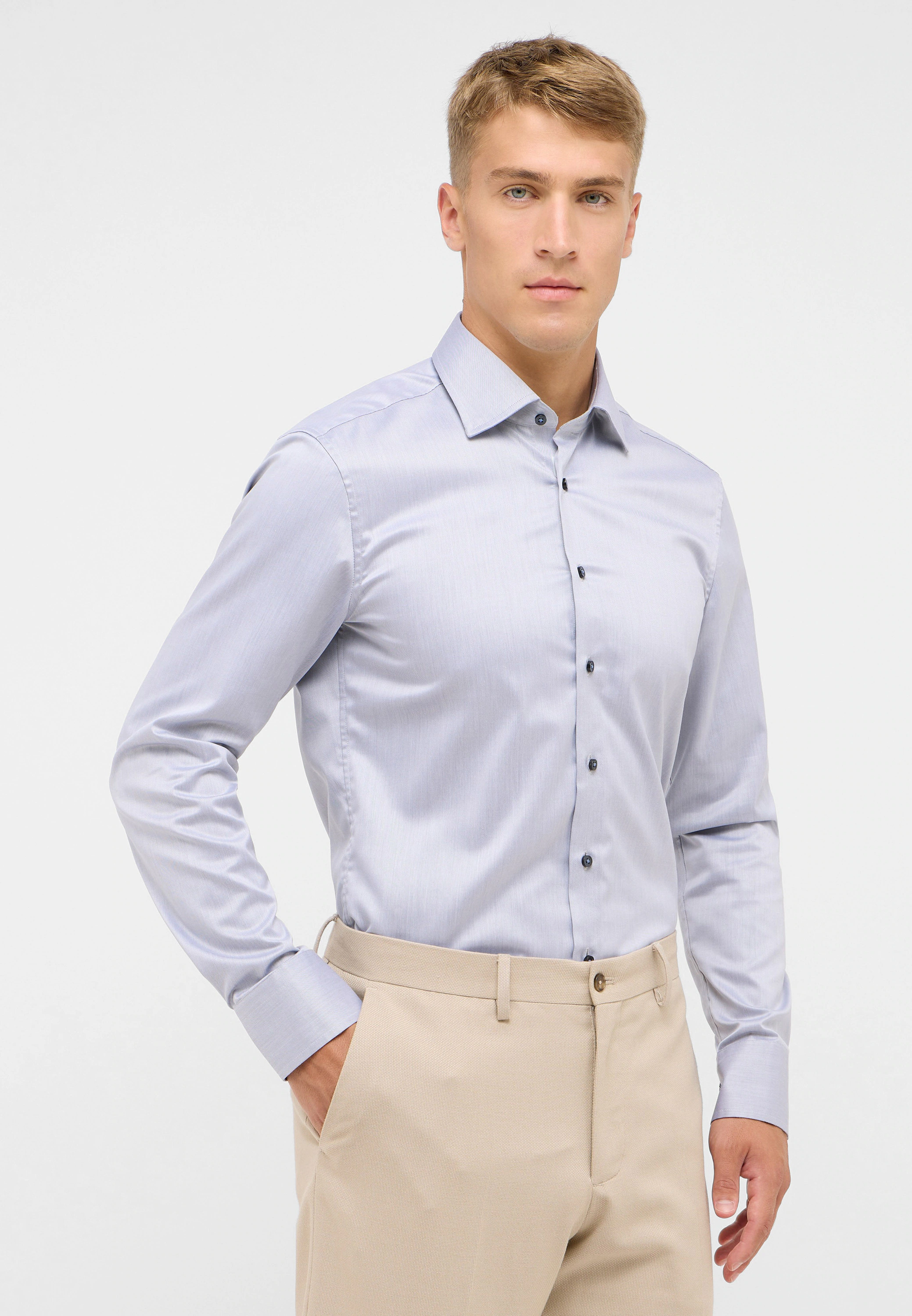 Eterna Langarmhemd "SLIM FIT", NON IRON (bügelfrei) günstig online kaufen