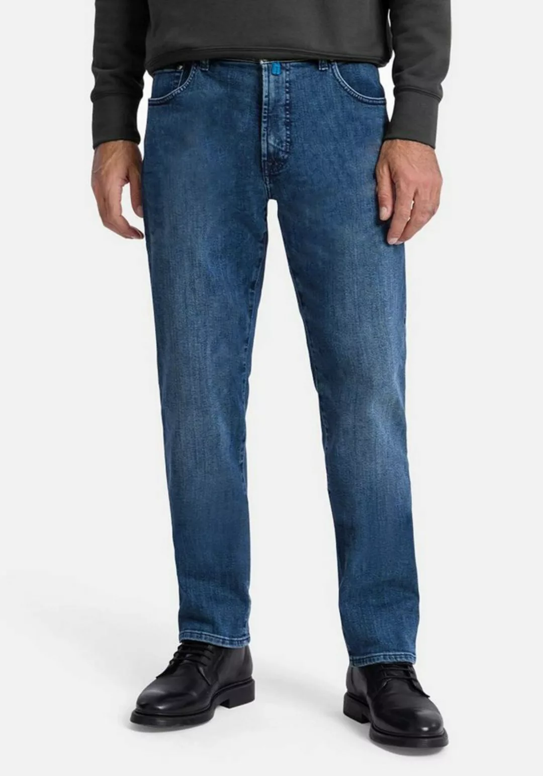 Pierre Cardin 5-Pocket-Jeans Dijon Comfort Fit Green Rivet Stretch Denim günstig online kaufen