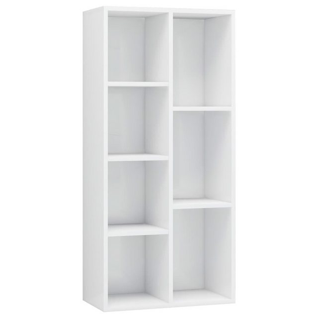 furnicato Bücherregal Hochglanz-Weiß 50x25x106 cm Holzwerkstoff, 1-tlg. günstig online kaufen