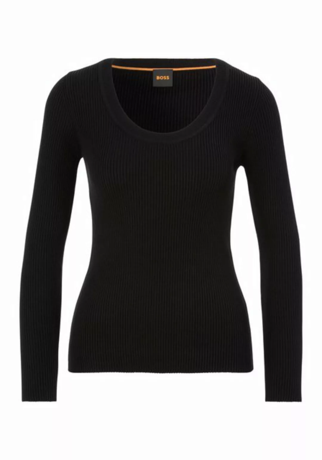 BOSS ORANGE Strickpullover "C Faradiso", mit tiefem Ausschnitt günstig online kaufen