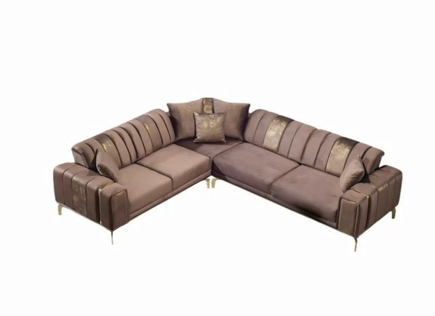 Villa Möbel Ecksofa Eden, Set, mit Relax-/Bettfunktion durch umklappbare Rü günstig online kaufen