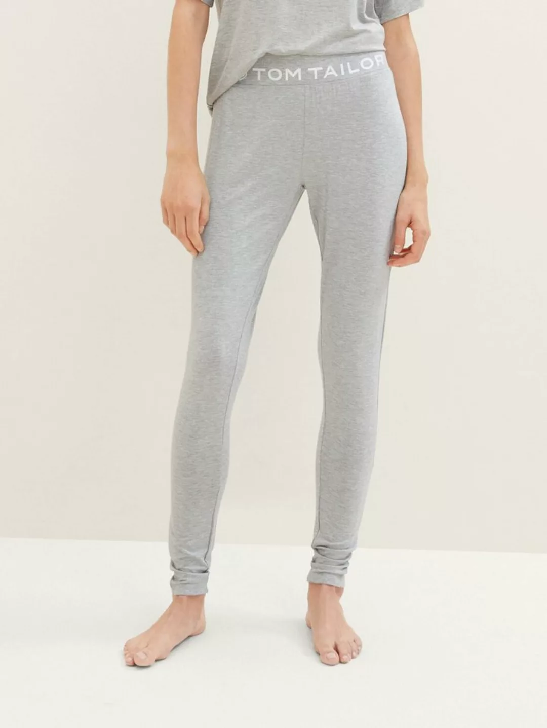 TOM TAILOR Pyjamahose Leggings mit Logo-Print günstig online kaufen