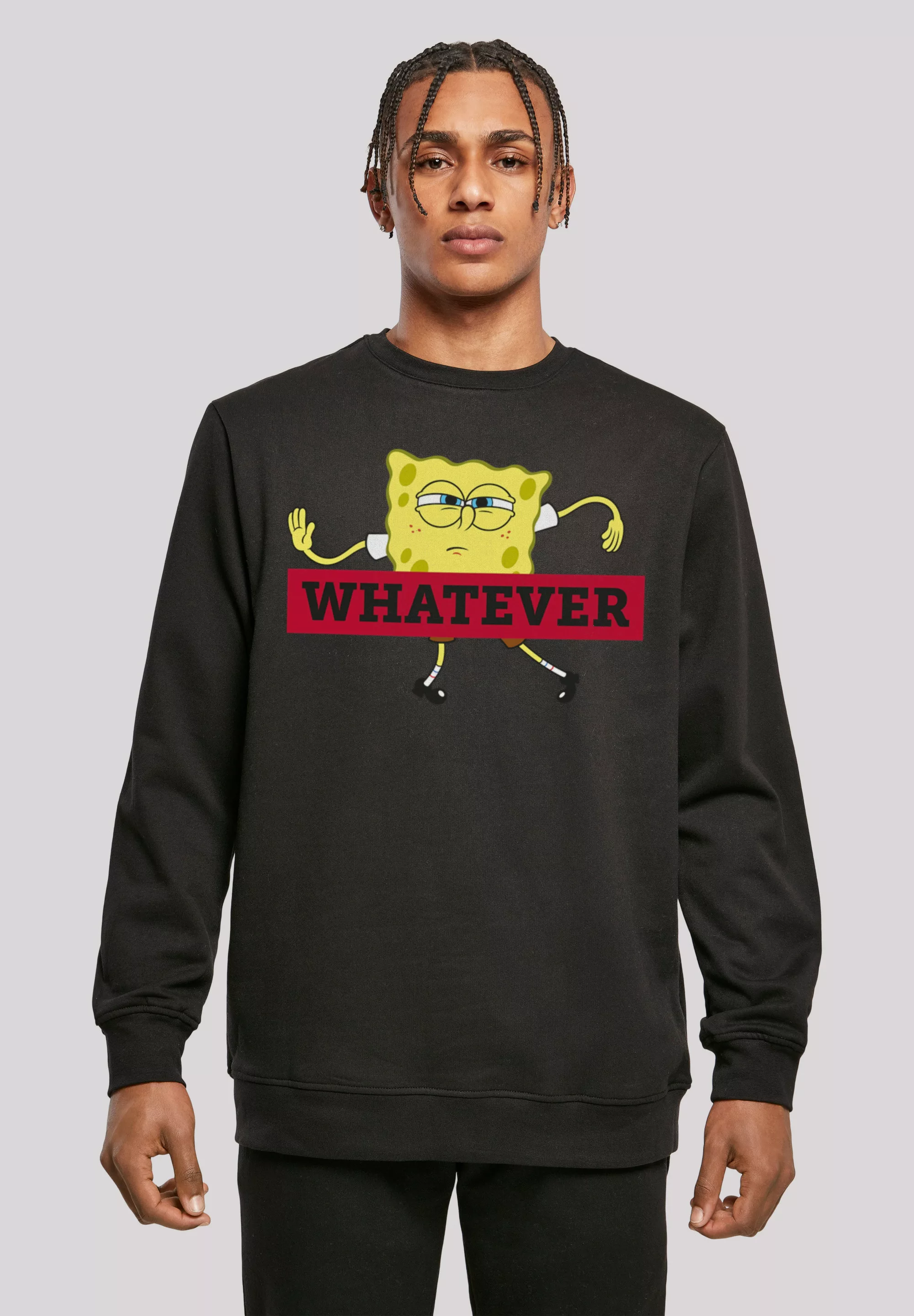 F4NT4STIC Sweatshirt "Spongebob Schwammkopf WHATEVER" günstig online kaufen