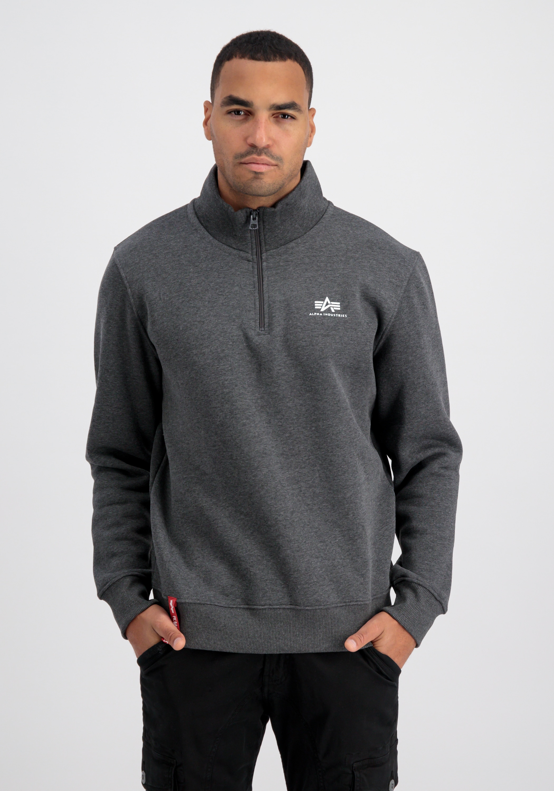 Alpha Industries Sweater "Alpha Industries Men - Sweatshirts Half Zip Sweat günstig online kaufen