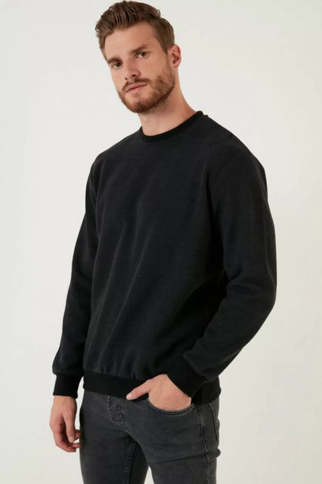 Buratti Longsweatshirt Slim Fit günstig online kaufen