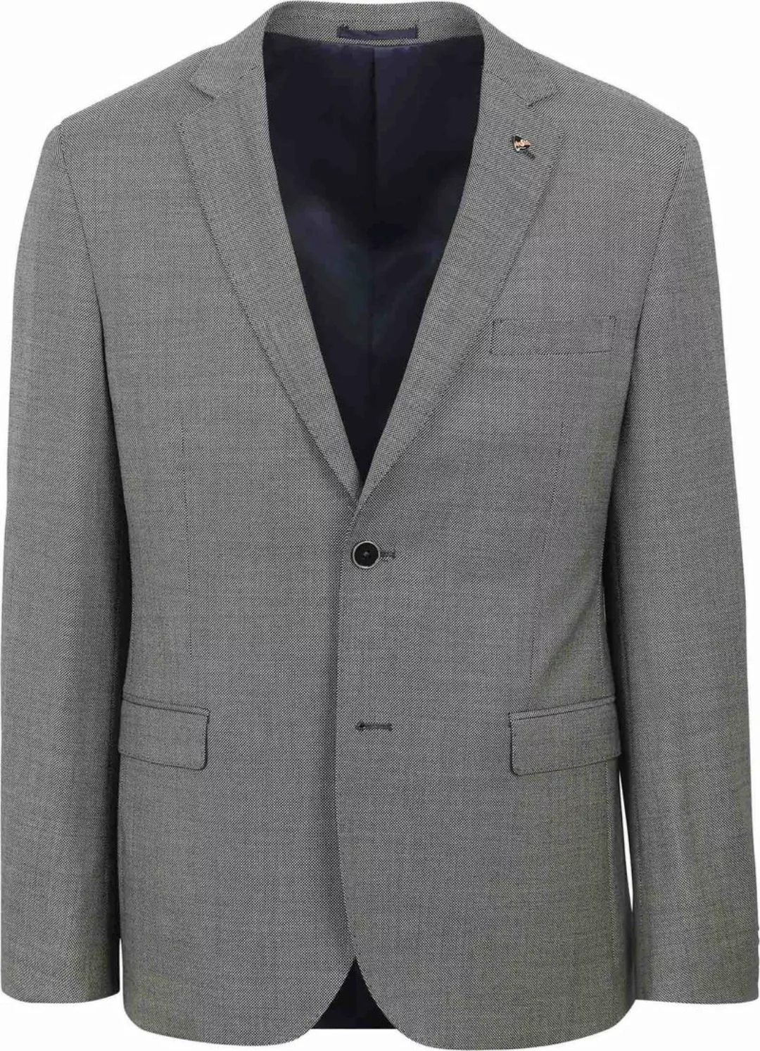 Suitable Anzug Lucius Birdseye Wolle Grau - Größe 48 günstig online kaufen