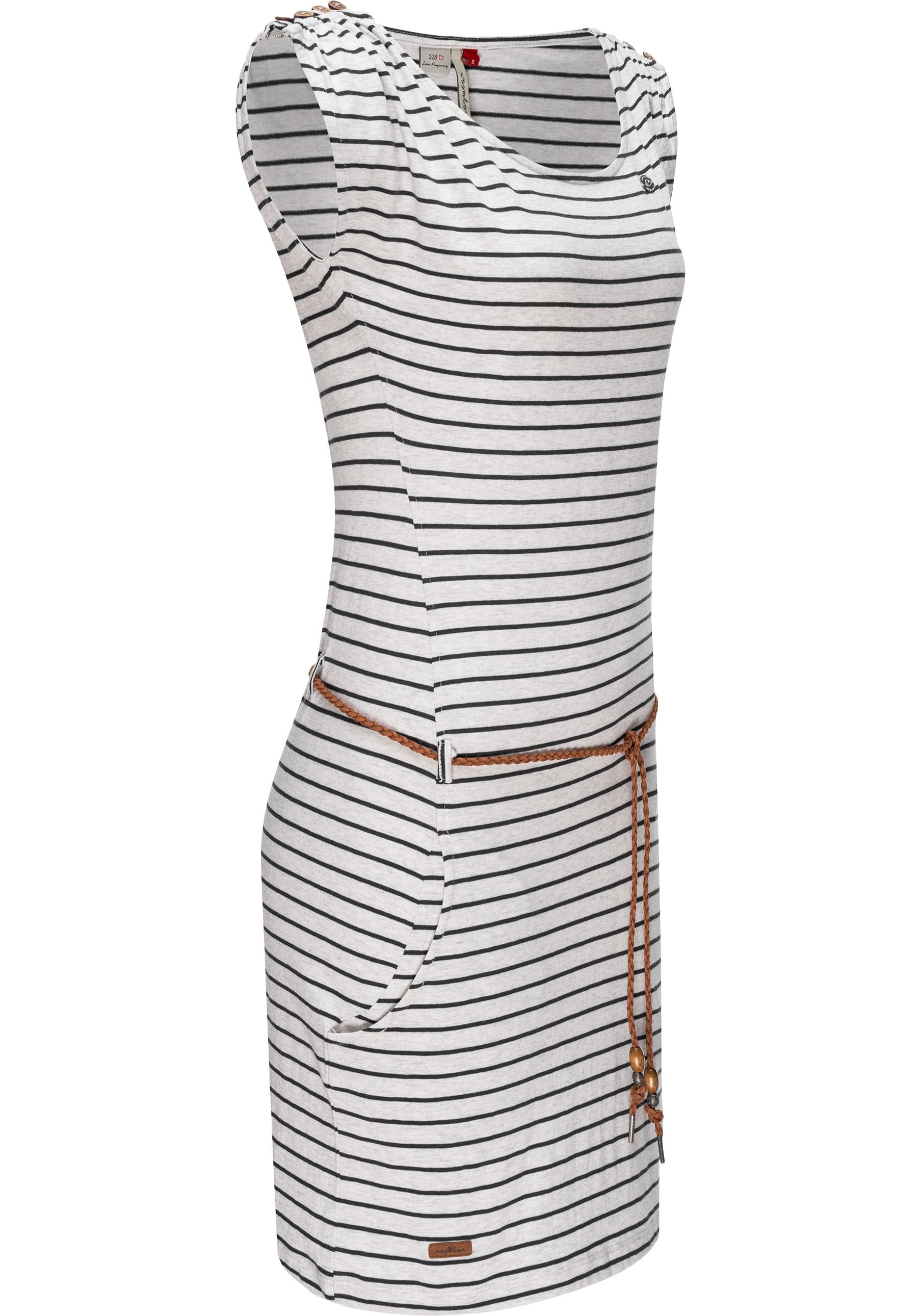 Ragwear Shirtkleid "Chego Stripes Intl.", stylisches Sommerkleid mit Streif günstig online kaufen