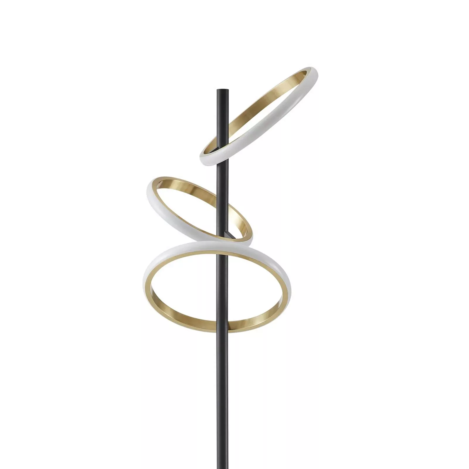 Lucande LED-Stehlampe Madu, schwarz, Metall, 160 cm, dimmbar günstig online kaufen