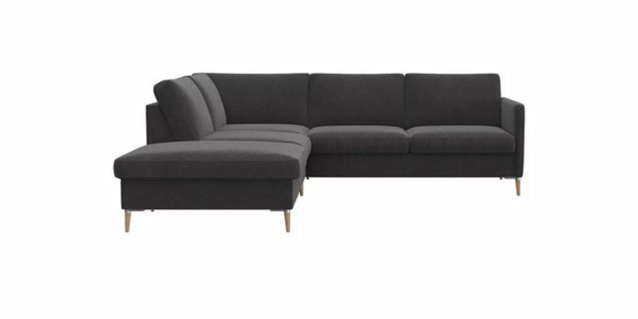 FLEXLUX Ecksofa Fiore, L-Form, schmale Armlehnen, Kaltschaum im Sitz, Füße günstig online kaufen