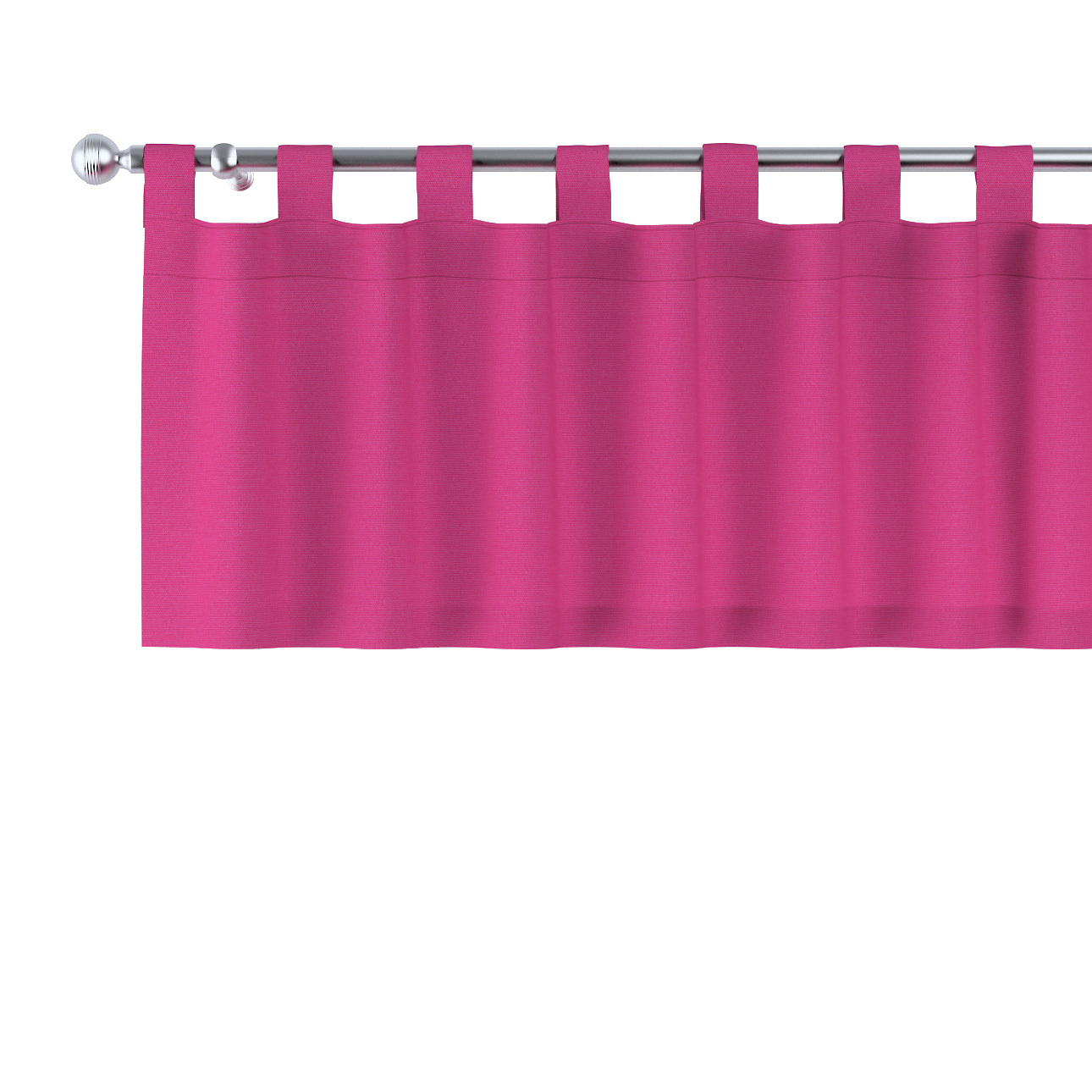 Kurzgardine mit Schlaufen, rosa, 390 x 40 cm, Loneta (133-60) günstig online kaufen