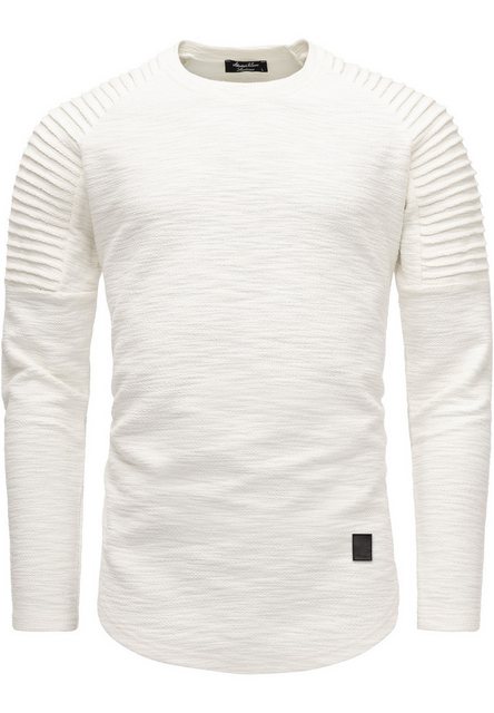 Amaci&Sons Sweatshirt Gresham Sweatshirt Herren Basic Kontrast Sweatjacke P günstig online kaufen