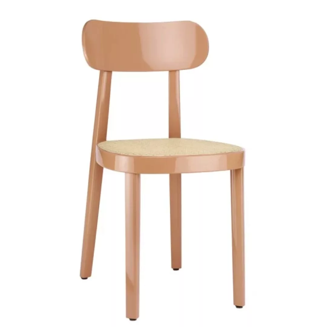 THONET 118 Holzstuhl | Rohrgeflecht-Sitz | Buche Nussbaum gebeizt günstig online kaufen