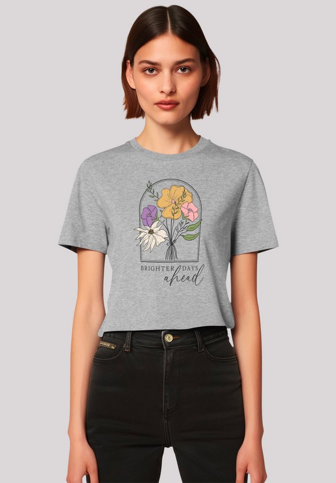 F4NT4STIC T-Shirt Blumen brighter days ahead Premium Qualität günstig online kaufen