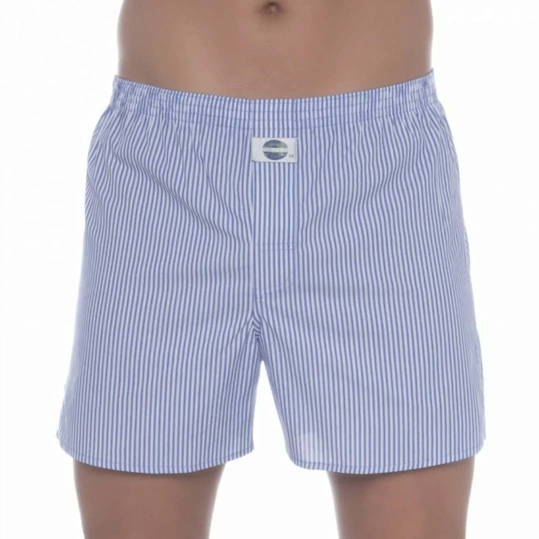 D.E.A.L International Boxershorts Blau Weiß Gestreift günstig online kaufen