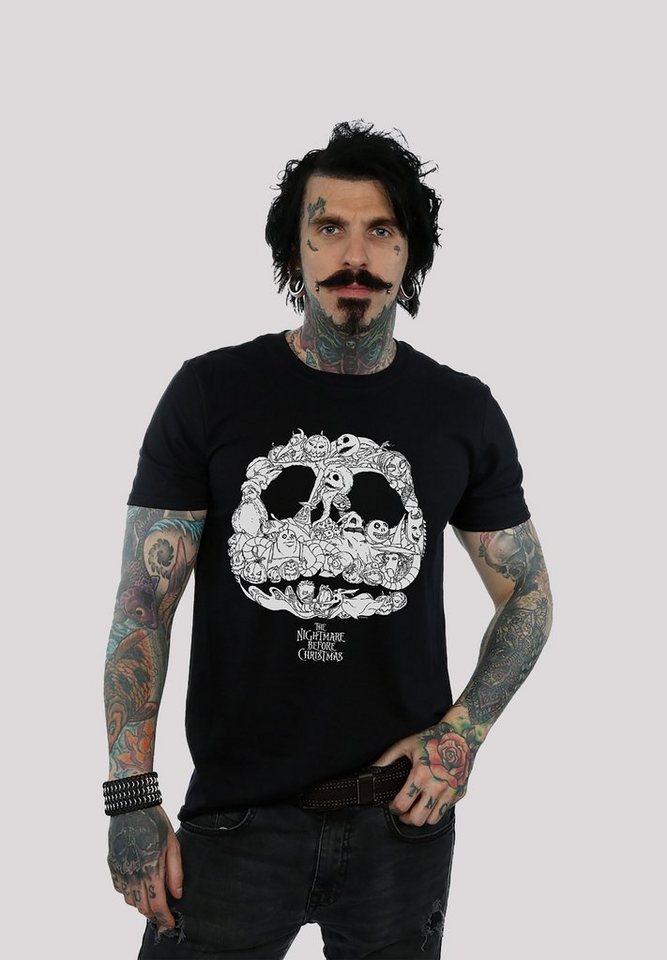 F4NT4STIC T-Shirt Disney Jack Skellington Face Print günstig online kaufen