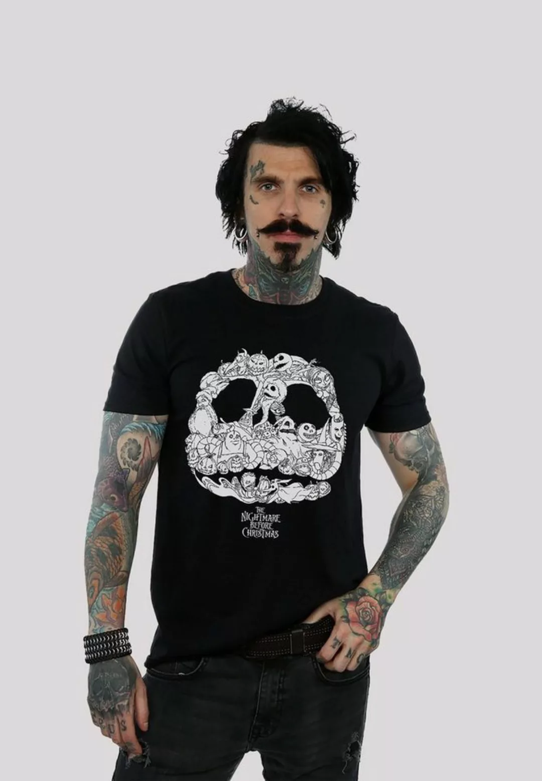 F4NT4STIC T-Shirt "Disney Jack Skellington Face", Print günstig online kaufen